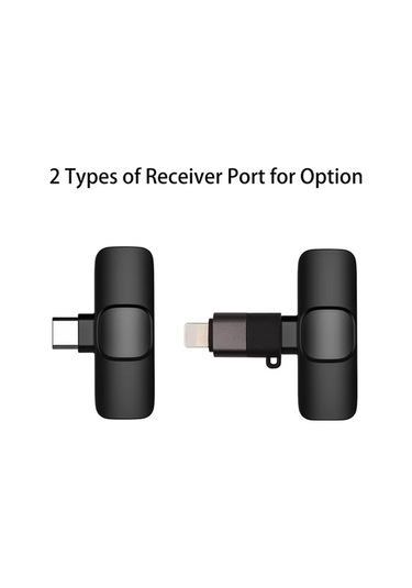 Ebitda Kablosuz Mini Klips Mikrofon - 20m Menzilli, 2.4g Bağlantılı, Canlı Yayın İçin