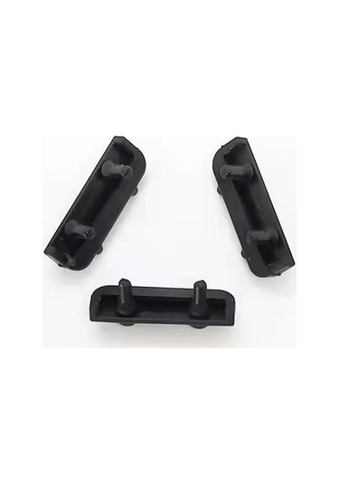 20 Adet Hava Fritözü Kauçuk Uçları Hava Fritözü Izgarası İçin Yedek Kapak Kapağı Siyah