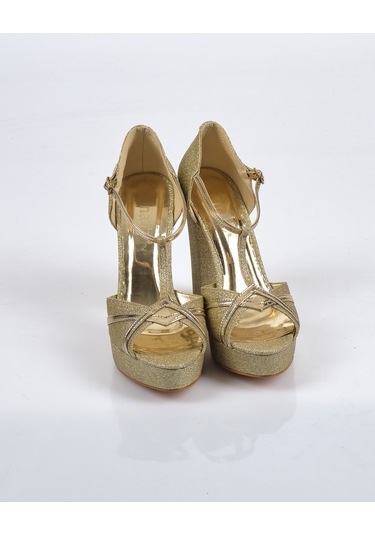 Natty Shoes Altın Kadın Ayakkabı 20119108 001