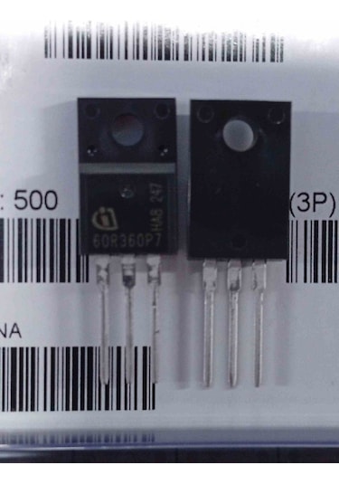 Ipa60r360p7 9a 650v To220f Mosfet Transistör 5 Adet