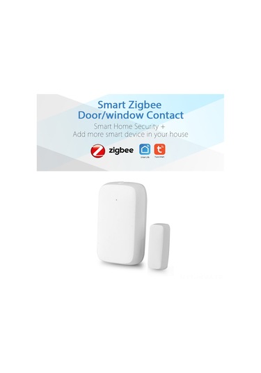 Suofeng Tuya Zigbee Akıllı Pencere/kapı Sensörü - Uzak Kumanda, Açık/kapalı Durum Tespiti, Akıllı Ev Güvenliği Zigbee Ağ Geçidi Gereklidir