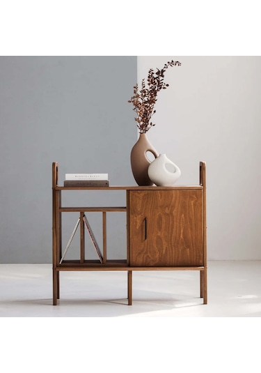 Woodesk Eleganza, Ahşap, Dolap Ve Konsol, 100x90, Tik Renk