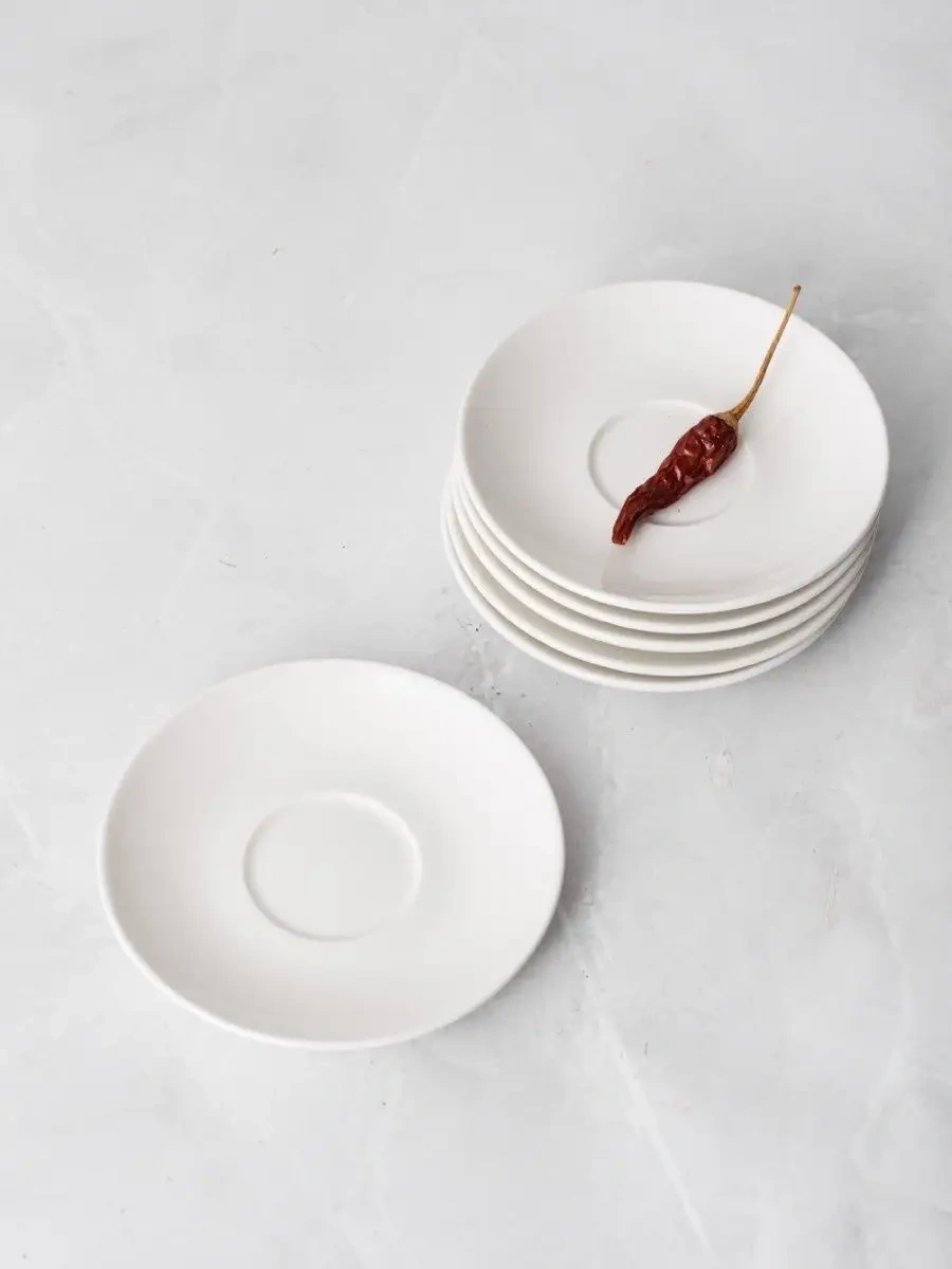 Kunstwerk Kahve Tabağı Seti 10.5 Cm 6 Parça 74419672 Beyaz