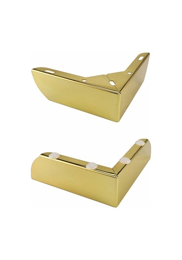 Mufunye Dıy Mutfak Mobilyası Bacaklar Bacaklar Sehpa Dolapları Yatak Kanepe Güçlü Altın Metal Masa Sandalye Bacak Sessiz Kaymaz