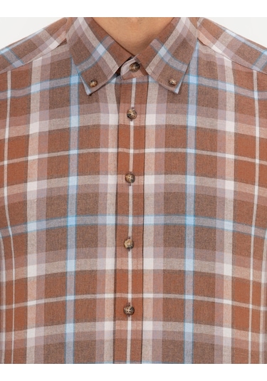 Pierre Cardin Erkek Bordo Gömlek Desenli 50265979-vr014