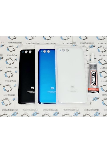 Xiaomi Mi 6 Arka Kapak Batarya Pil Kapağı (Cam) B-7000 (275883653)