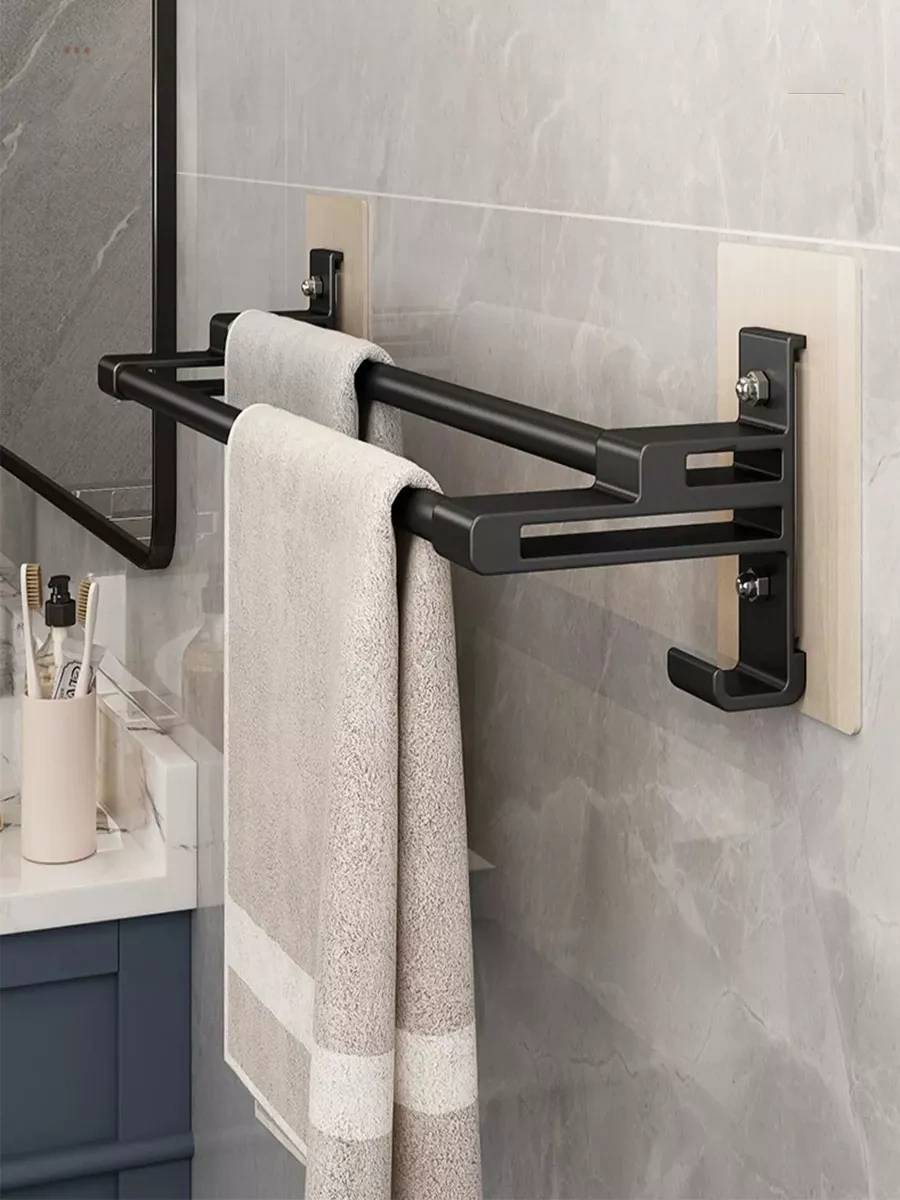 Vesalka Dla Polotenec Delme Gerektirmeyen Kendinden Yapışkanlı Havlu Askısı 50 Cm 177571454 Siyah