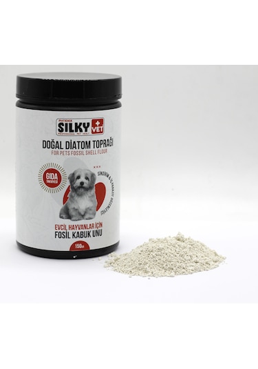 Silky Vet+ Köpekler İçin Doğal Diatom Toprağı Gıda Takviyesi 150 G