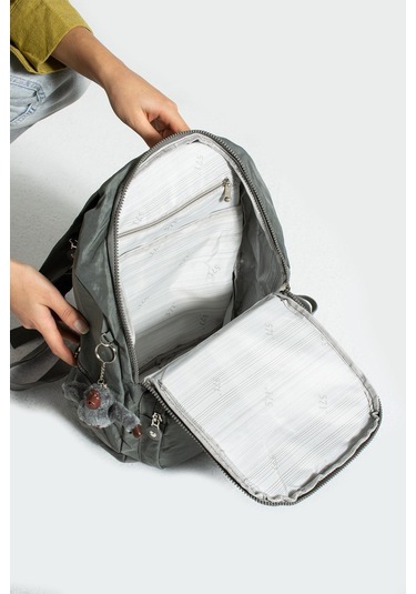 Orta Boy Ultra Hafif Sırt Çantası Gri Model: 571-3f - Gri