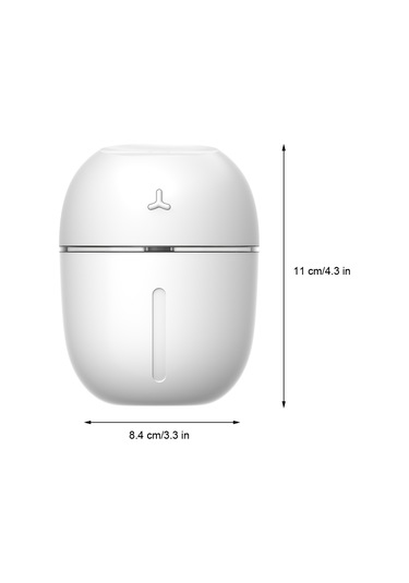 Teltree F10 Usb Nemlendirici Otomatik Kapatma 2 Ayar Sprey 300ml Usb Portatif Ev Ofis Yolculuk Aromaterapi Beyaz