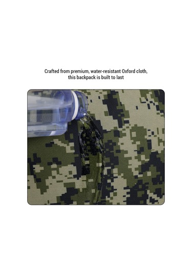 Konesam Kamuflaj 3 Outdoor Sırt Çantası - Geniş Kapasiteli, Bölümlü Depolama Özellikli Oxford Kumaş Bisiklet/sekme Çantası Çok Renkli