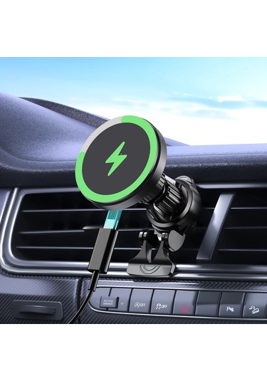 Elmpaly C36 15w Manyetik Araç Kablosuz Şarj Cihazı