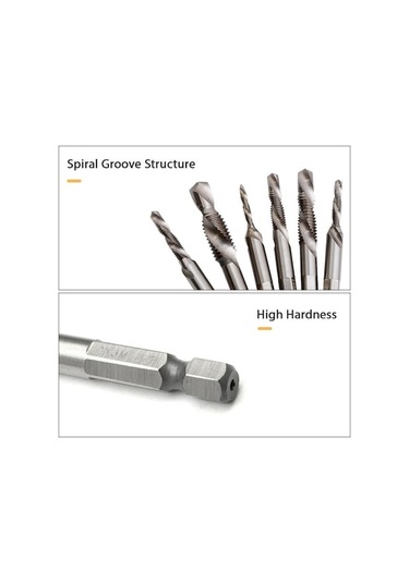 Danrimaoyi Matkap Kombinasyon Ucu Hss 6 Adet/takım