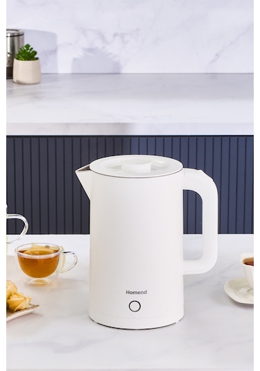 Homend Heatrow Cool Touch 1618h Çift Duvarlı Sessiz Xl Su Isıtıcısı Kettle