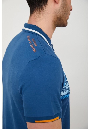Cazador Erkek 4192 Polo Yk. T-shırt 23yceeo04192 K.mavı