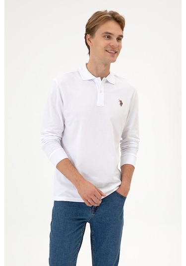 U.s. Polo Assn. Erkek Beyaz Sweatshirt 50313772-vr013 Beyaz