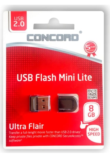 C-uml8 8 Gb Usb 2.0 Mini Lite Flash Bellek