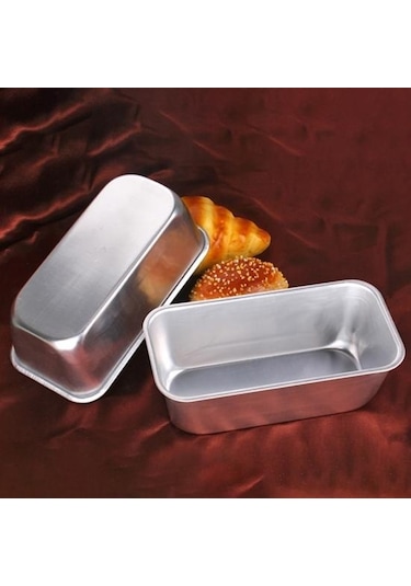 Pişirme Kalıp Alüminyum Yapışmaz Ekmek Cheesecake Tost Kalıp Tava Mutfak Pişirme Aracı 13.8x8x3.8cm