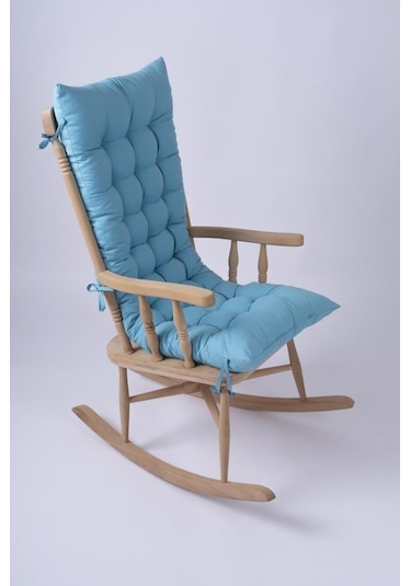 Lüx Sallanan Sandalye Minderi Selen Bağcıklı 120x50cm Sadece Minder Turkuaz