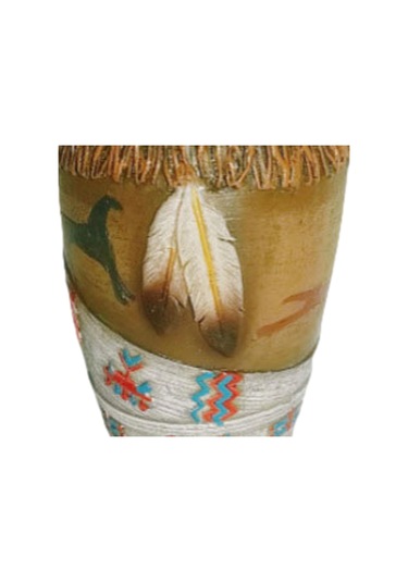 Suntek Antik Sütun Mumluk Masaüstü Çalışma Odası Oturma 8x8x15 Cm