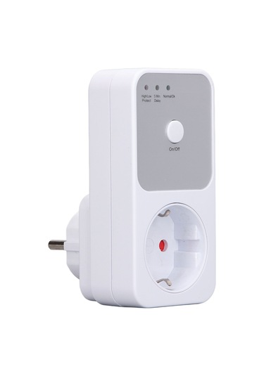 Mufunye 230v Avrupa Standartlı Ac 175-260v Volt Koruyucu Prizi, 5-6 Dakika Gecikmeli, Ev Aletlerini Güvenle Korumak İçin Pc Malzeme