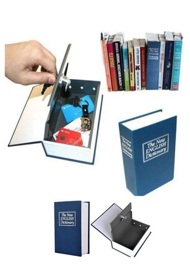 Premıum Boy Kitap Görünümlü Gizli Kasa