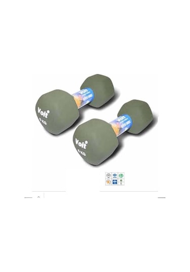 Voit 6 KG x 2 Adet Altıgen Neopren Dambıl