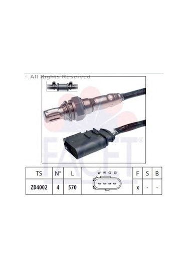 Vw Oksijen Sensörü 036906262d Katalitik Konvertörden Sonra