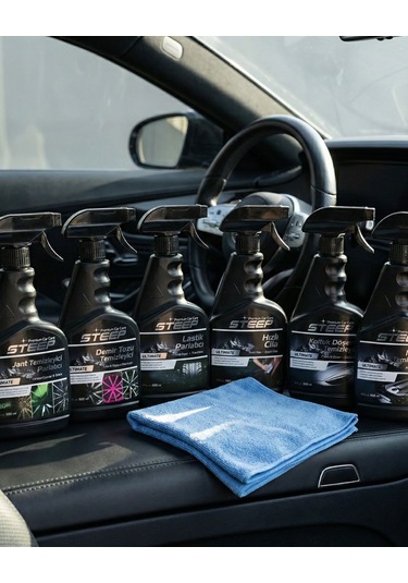 Steep Ultimate Oto Yıkama Seti 6 Parça Premium Ürün Ve Mikrofiber 40x40 Bez