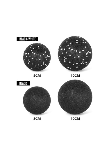 Kosona Epp Materyal Gövde Masaj Topu - Siyah 10cm, Günlük Egzersiz Ve Kas Geliştirme İçin Pratik Antreman Aracı Diğer