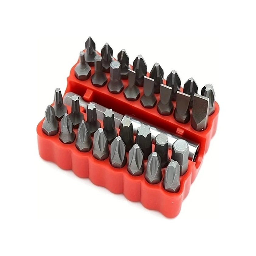 Trendooze 33 Parça Tornavida Ucu Seti Manyetik Tornavida Bits Torx Hex Star Çubuk
