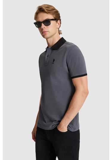 U.S. Polo Assn. U.s. Polo Assn. Erkek Antrasit Tişört Basic 50326978-vr006