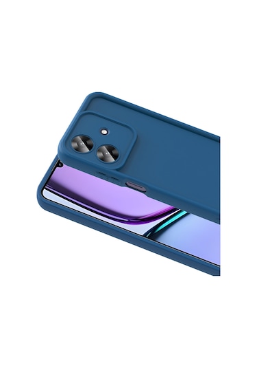 Realme Note 60 Kılıf Kamera Korumalı Zore Ananas Kapak Siyah