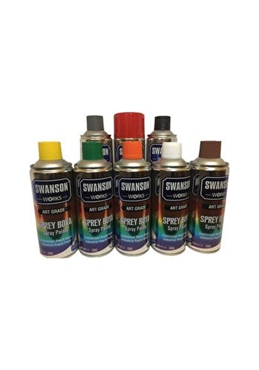Swanson 250 ML Beyaz Sprey Boya 30 Adet
