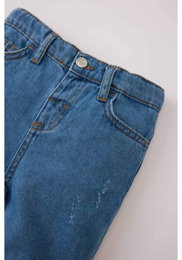 DeFacto Erkek Bebek Beli Lastikli Düz Paça Jean Pantolon A4099A525SPNM28