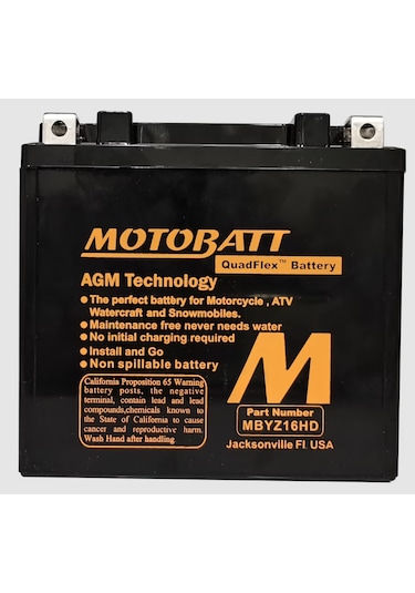 Motobatt Quadflex 4 Kutup 16 5 Ah 240 Cca Agm Akü