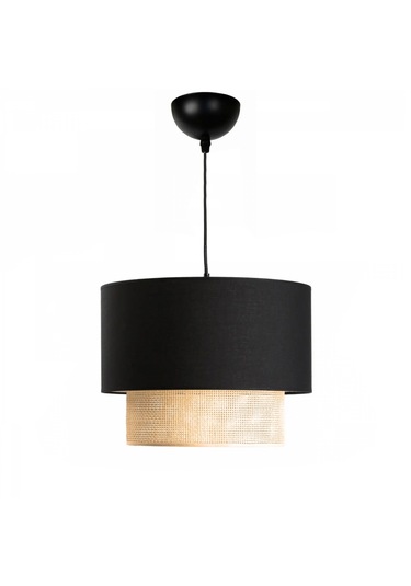 Homing Jüt İç Kumaşlı Siyah Başlıklı Sarkıt Avize Ayd-3275 Siyah