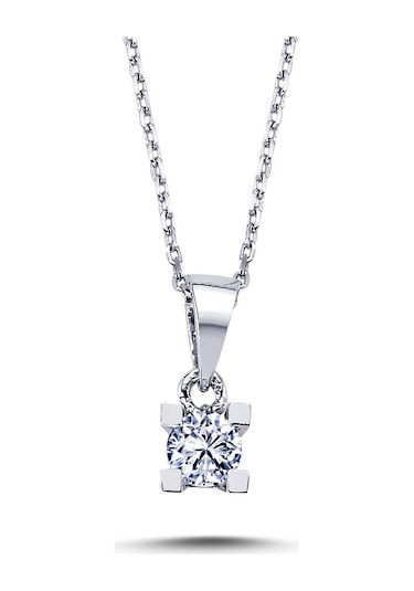 Lova 0,20 Karat Pırlanta Tektaş Kolye - 2010002