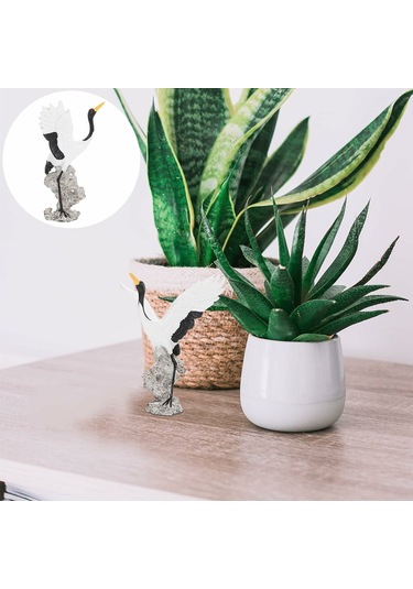 Neevoyu Rezine Manüel Boya Akşamcı Kralı Adası Figürü - Oturma Odası, Bahçe, Bonsai Dekorasyonu - Hafif Ve Dayanıklı Ev Ve Bahçe Süs Eşyası