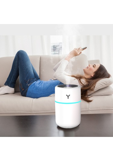 Padalink Araç İçin 260ml Usb Sessiz Nemlendirici, 7 Renkli Led Işıklı, Sürekli/aralıklı Sprey Modu, Nano Sprey Teknolojisi