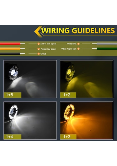 4 İnç 200w Led Sis Farları Araba Led Sis Farları 20000lm Sürüş Tampon Işıkları Wrangler Arazi Araçları İçin Su Geçirmez Yedek