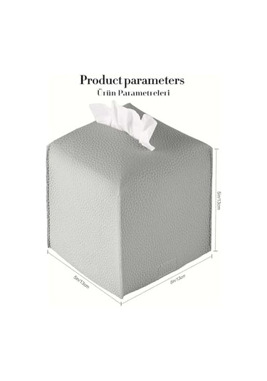 Spring Modern Pu Deri Peçete Kutusu Kapağı, Basit Düz Renk Tutucu Kare Peçete Çantası, Banyo, Ofis, Araba, Açık Çadır, Yemek Masası İçin İdeal, 13 X 13 X 13 Cm, Gümüş Siyah Spring Modern Pu Deri Peçete Kutusu Kapağı, Basit Düz Renk Tutucu Kare Peçete Çantası, Banyo, Ofis, Araba, Açık Çadır, Yemek Masası İçin İdeal, 13 X 13 X 13 Cm, Gümüş Siyah