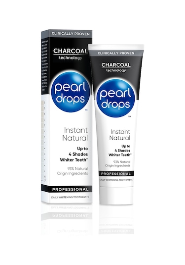 Pearl Drops Instant Natural White Charcoal Diş Macunu 75 ML