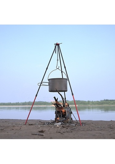 Ebitda Kamp Ateşi Taşınabilir Üçgen Destek Su Şişesi Tutucu Mangal Ocak Tutucu Aksesuarlar Çok Renkli Çok Renkli