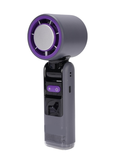 Ximistore9 K801 Soğuk Hava Eldivenli Fan: 100 Hızlı Ayar, Led Ekranlı, Şarj Edilebilir, Katlanabilir, Dış Mekan Ve Seyahat İçin Soğutucu Gri