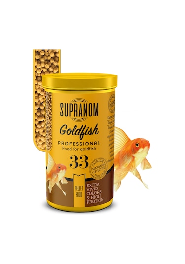 Supranom Japon Balık Yemi Goldfish Pellet Food 250Ml (33)