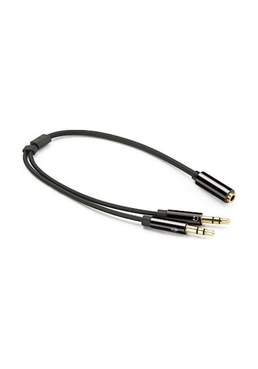 Kulaklık Mikrofon Ayırıcı Aparat 3.5 MM Headphone Mic Aud