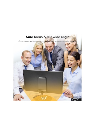 Sones Landshine 90 Derece Geniş Açı 2k Usb Otomatik Odaklı Bilgisayar Canlı Güzellik Hd Kamerası Ve Halka Işık