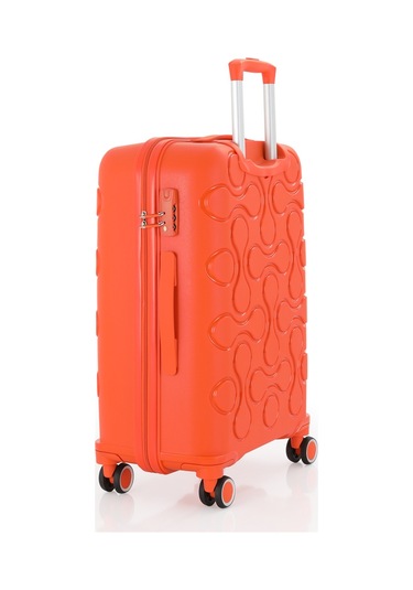 Mçs Polipropilen 3lü Valiz Seti Orta & Kabin & Makyaj V376 S23sy1000052-set 00314 Portakal