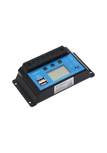 Yaozixa Güneş Enerjisi Kontrolörü 12.6v 10a - Lcd Ekranlı Lityum Pil Şarj/dişarj Yöneticisi Güneş Panelleri İçin